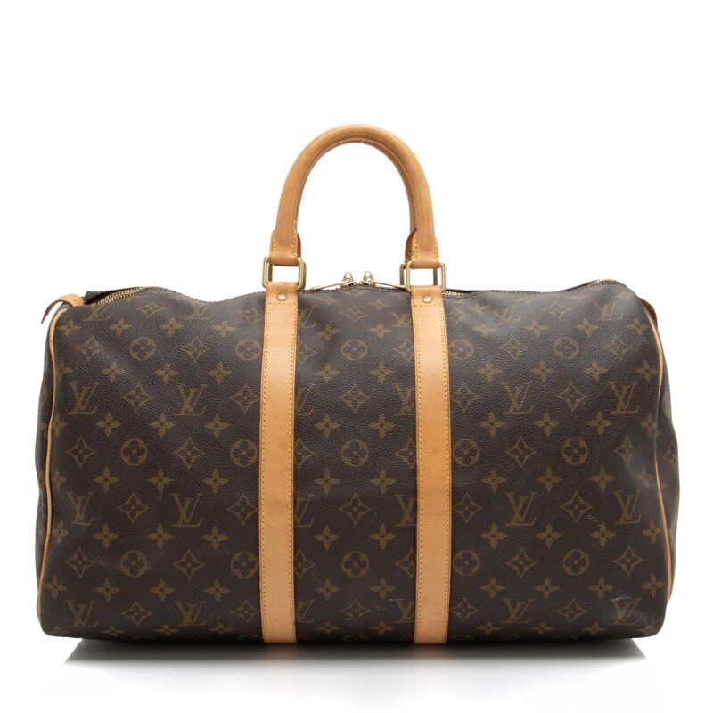 Louis Vuitton Monogram Canvas Keepall 45 Duffle Bag (SHF-23448) AWE - Image 18