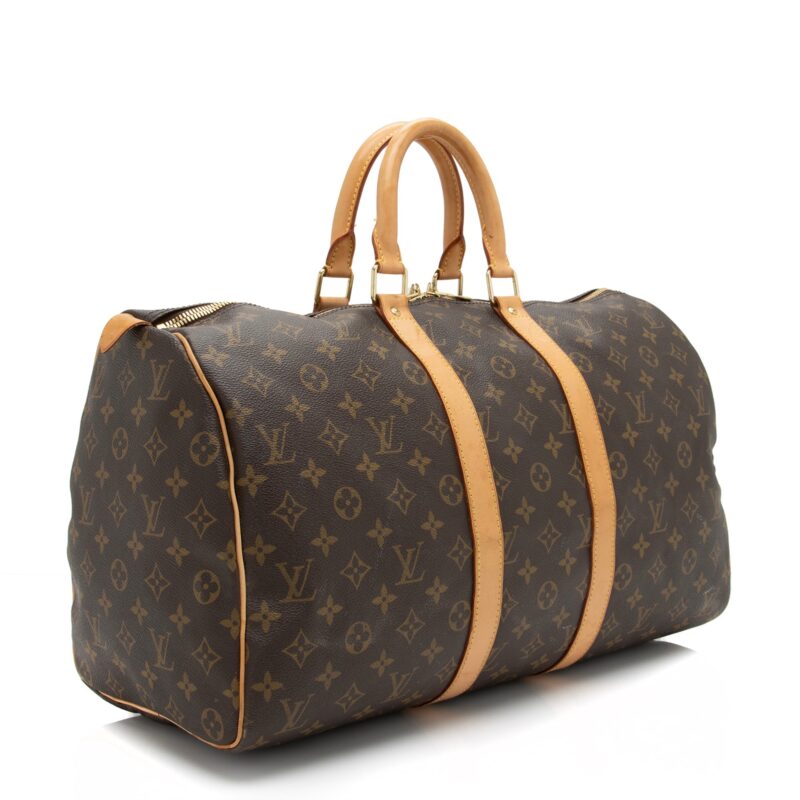 Louis Vuitton Monogram Canvas Keepall 45 Duffle Bag (SHF-23448) AWE