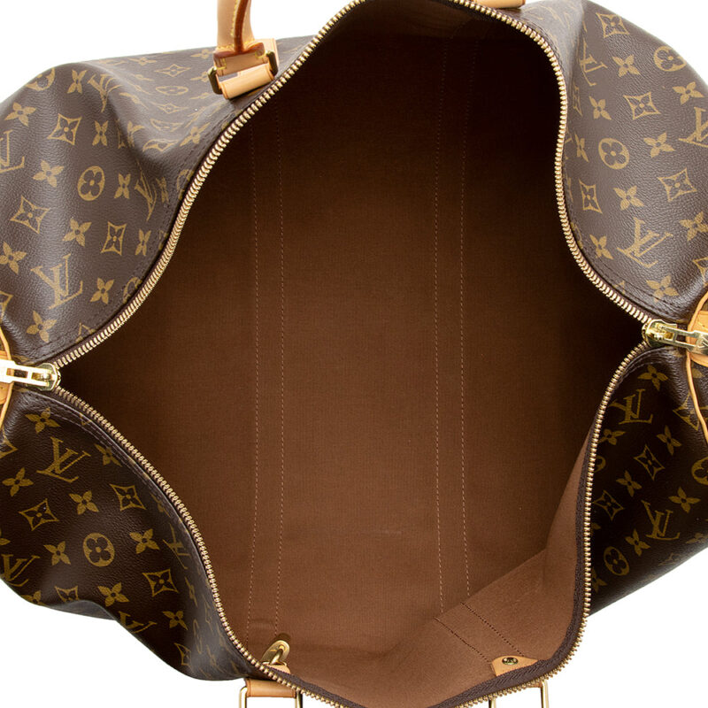 Louis Vuitton Monogram Canvas Keepall 55 Duffel Bag (SHF-21141) AWE - Image 6