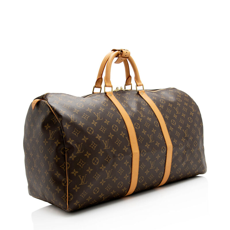 Louis Vuitton Monogram Canvas Keepall 55 Duffel Bag (SHF-21141) AWE