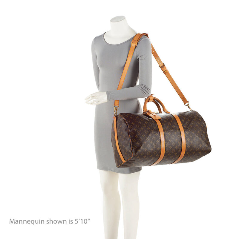 Louis Vuitton Vintage Monogram Canvas Keepall Bandouliere 50 Duffel Bag (SHF-20375) AWE - Image 4