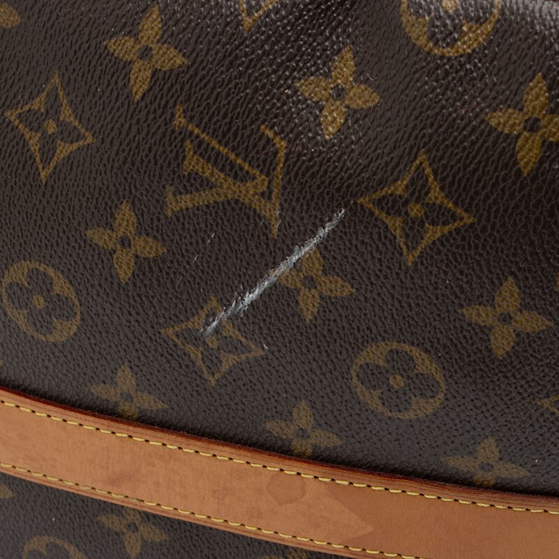 Louis Vuitton Monogram Canvas Keepall Bandouliere 55 Duffle Bag AWE - Image 19