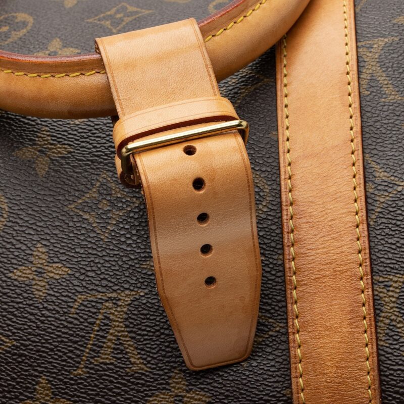 Louis Vuitton Monogram Canvas Keepall Bandouliere 55 Duffle Bag AWE - Image 18