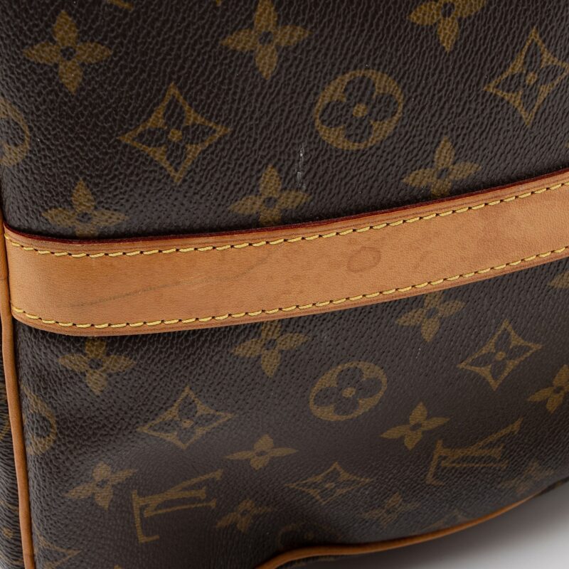 Louis Vuitton Monogram Canvas Keepall Bandouliere 55 Duffle Bag AWE - Image 12