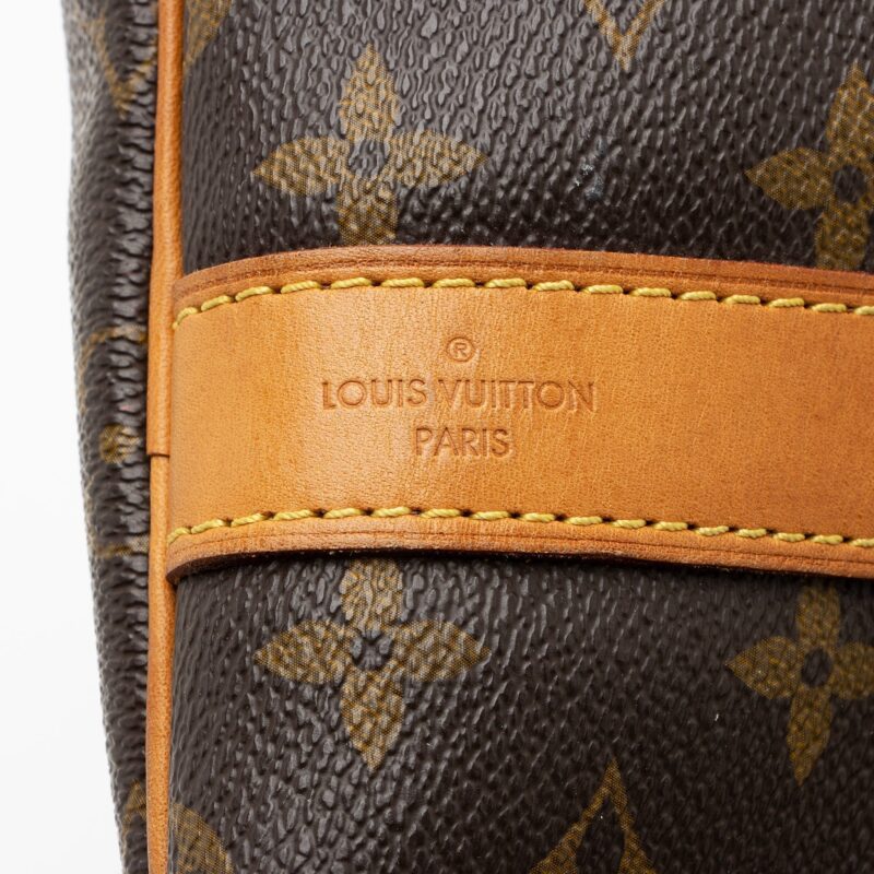 Louis Vuitton Monogram Canvas Keepall Bandouliere 55 Duffle Bag AWE - Image 7