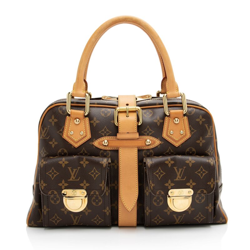 Louis Vuitton Monogram Canvas Manhattan GM Satchel (SHF-23297) AWE - Image 14