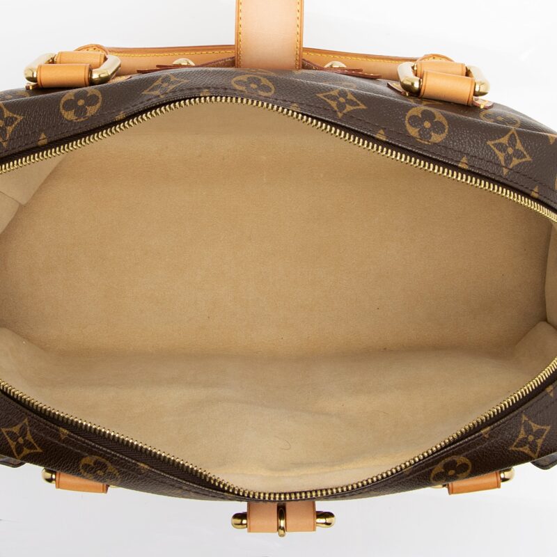 Louis Vuitton Monogram Canvas Manhattan GM Satchel (SHF-23297) AWE - Image 6