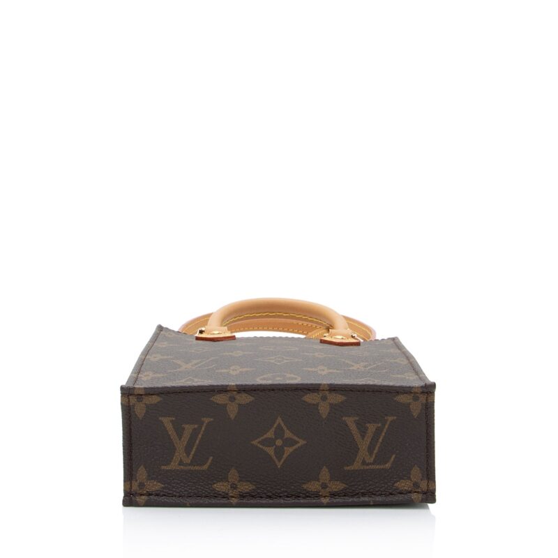 Louis Vuitton Monogram Canvas Petit Sac Plat Shoulder Bag (SHF-Vkwlcf) AWE - Image 3