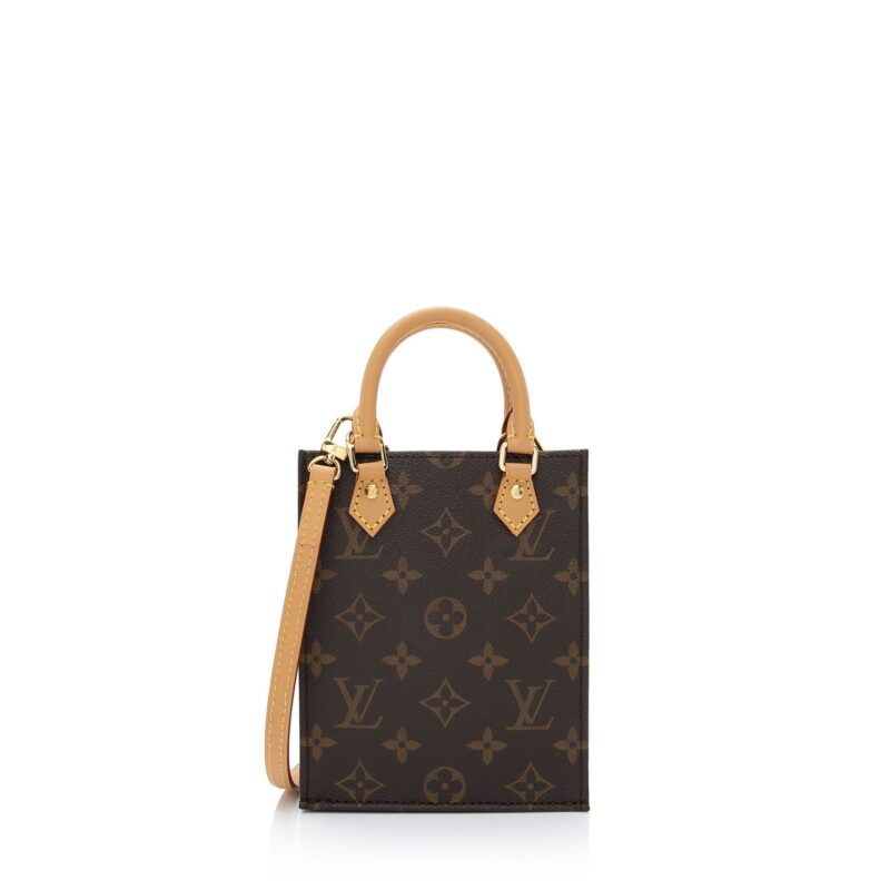 Louis Vuitton Monogram Canvas Petit Sac Plat Shoulder Bag (SHF-Vkwlcf) AWE - Image 11