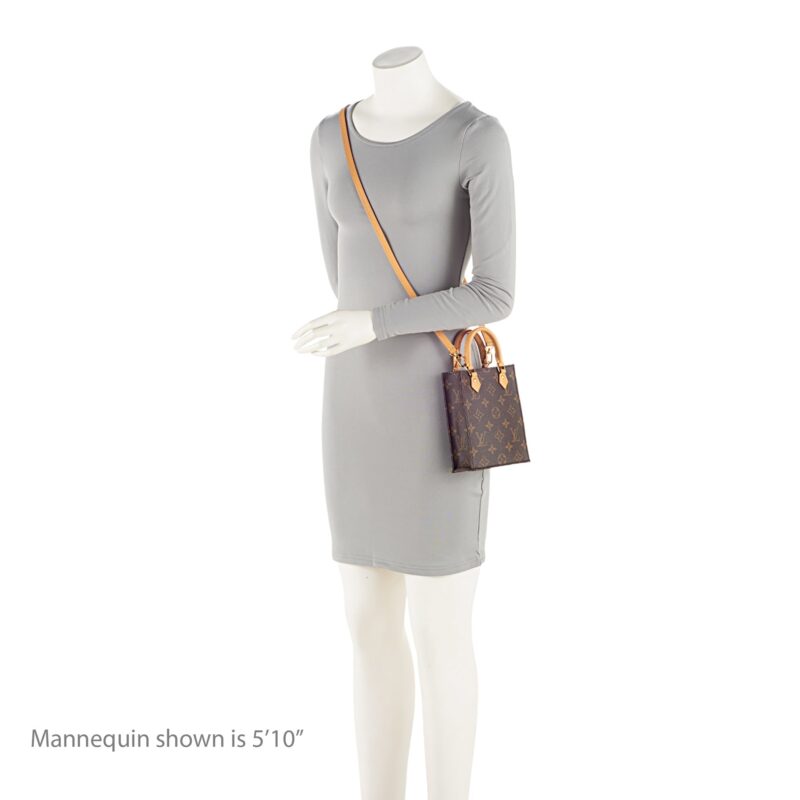 Louis Vuitton Monogram Canvas Petit Sac Plat Shoulder Bag (SHF-Vkwlcf) AWE - Image 4