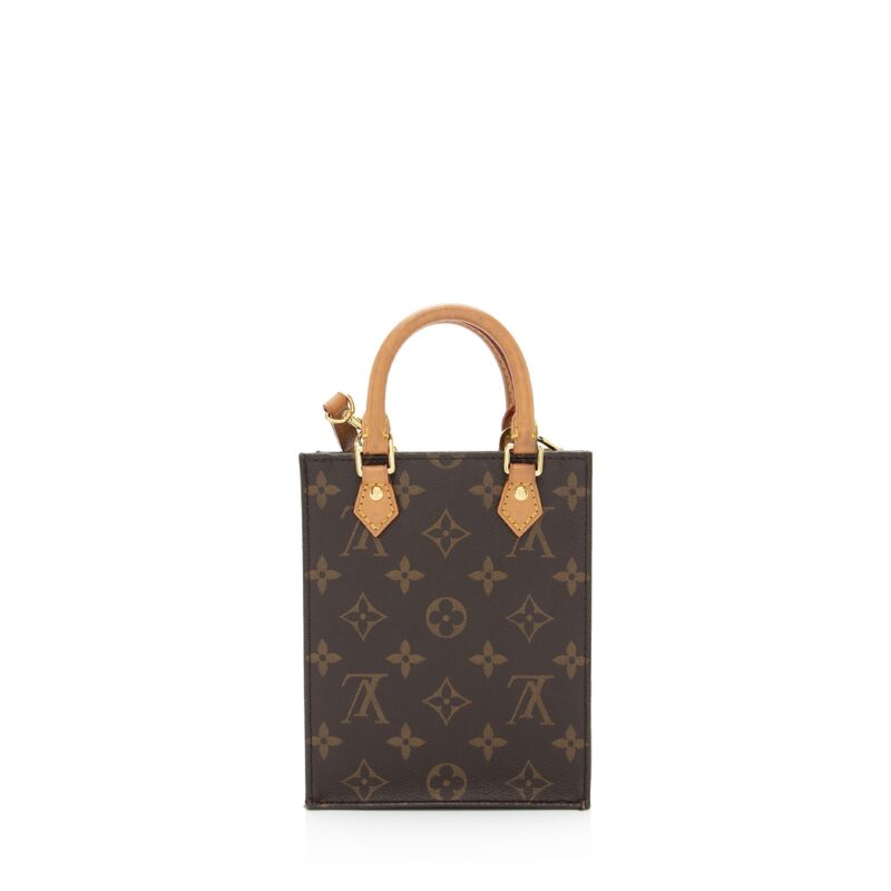 Louis Vuitton Monogram Canvas Petit Sac Plat Shoulder Bag (SHF-NcP7wa) AWE - Image 2