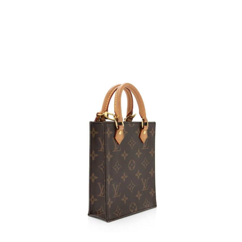 Louis Vuitton Monogram Canvas Petit Sac Plat Shoulder Bag (SHF-NcP7wa) AWE
