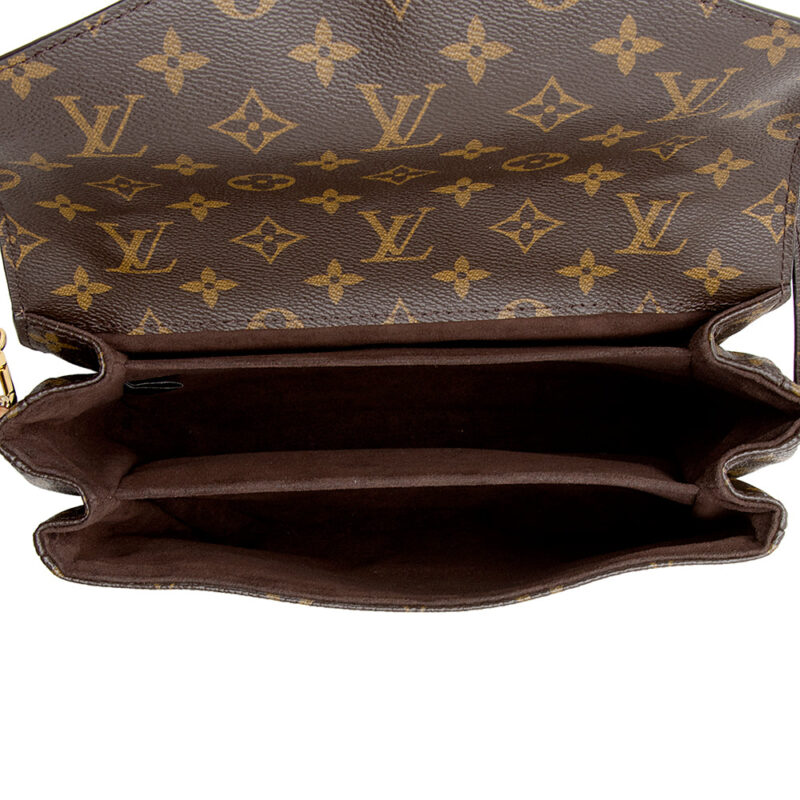 Louis Vuitton Monogram Canvas Pochette Metis Shoulder Bag (SHF-21145) AWE - Image 6