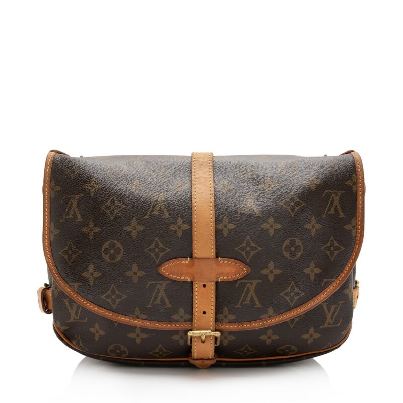 Louis Vuitton Monogram Canvas Saumur 30 Messenger Bag (SHF-0asoJo) AWE - Image 2