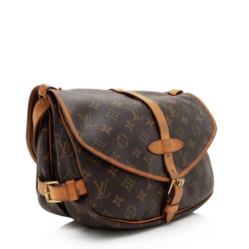 Louis Vuitton Monogram Canvas Saumur 30 Messenger Bag (SHF-0asoJo) AWE