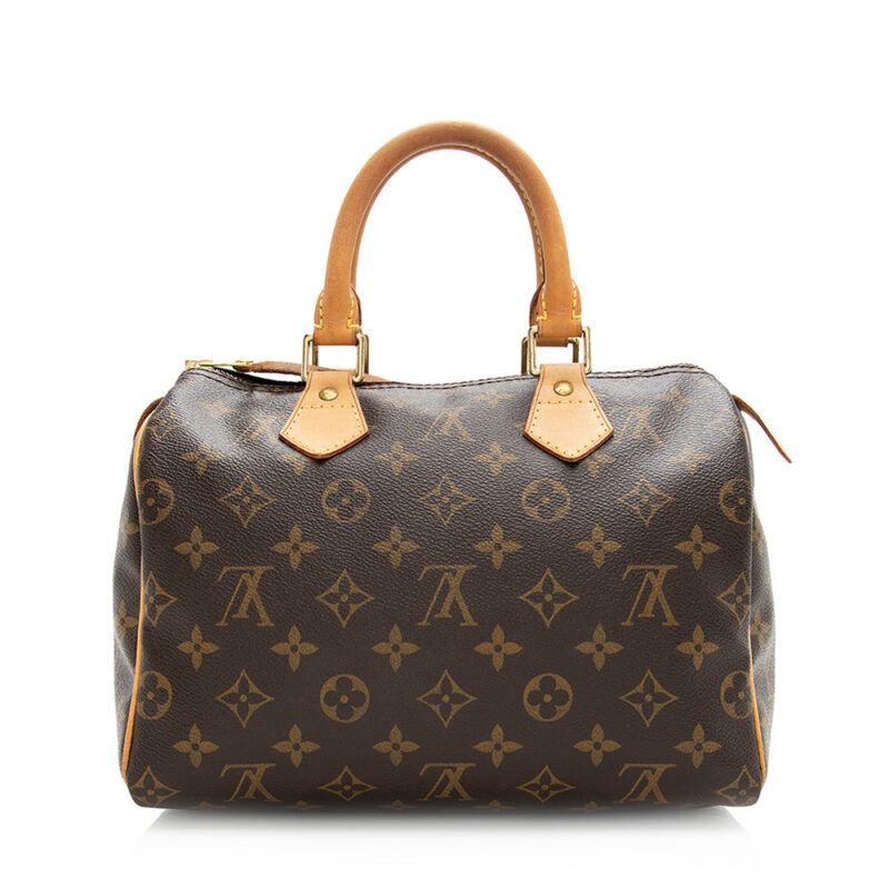 Louis Vuitton Monogram Canvas Speedy 25 Satchel (SHF-20295) AWE - Image 2