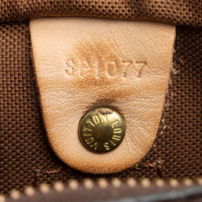 Louis Vuitton Monogram Canvas Speedy 25 Satchel (SHF-20295) AWE - Image 5