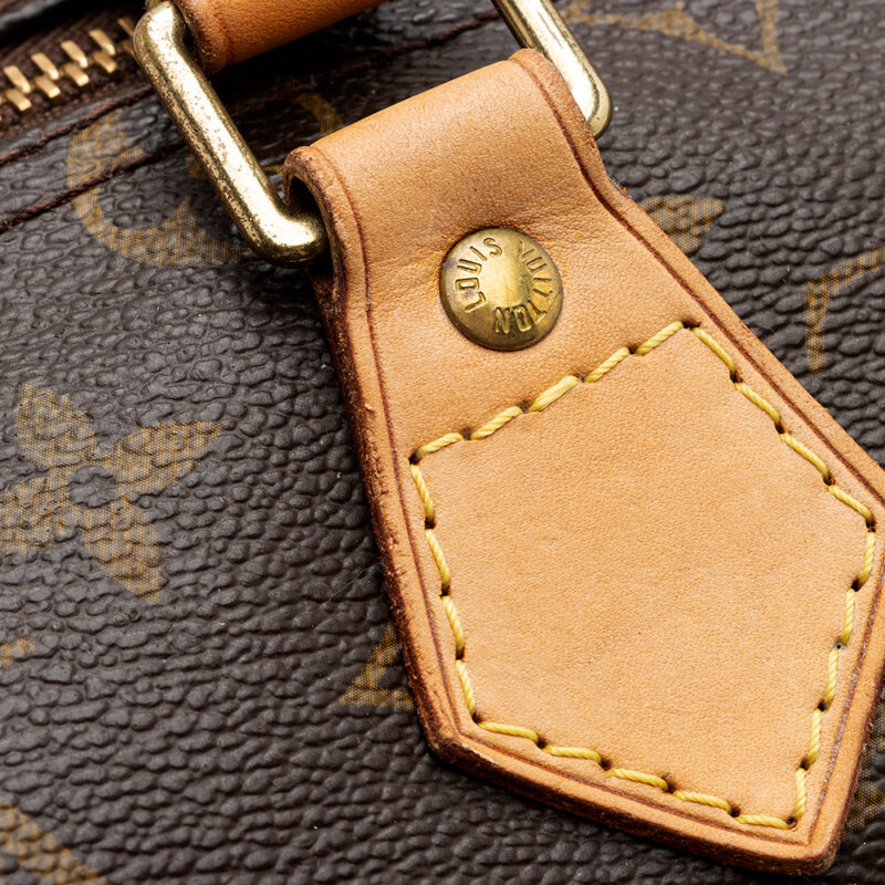 Louis Vuitton Monogram Canvas Speedy 25 Satchel (SHF-20295) AWE - Image 16