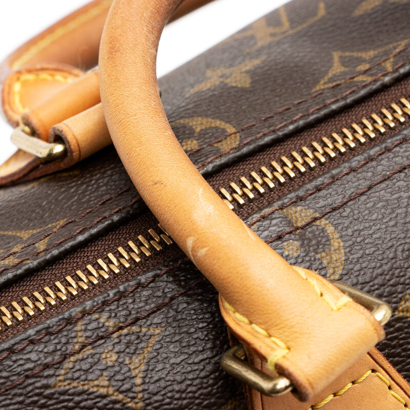 Louis Vuitton Monogram Canvas Speedy 25 Satchel (SHF-20295) AWE - Image 17