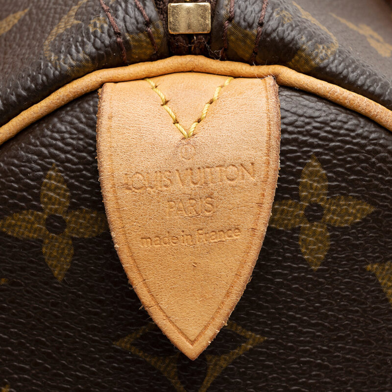 Louis Vuitton Monogram Canvas Speedy 25 Satchel (SHF-20295) AWE - Image 7