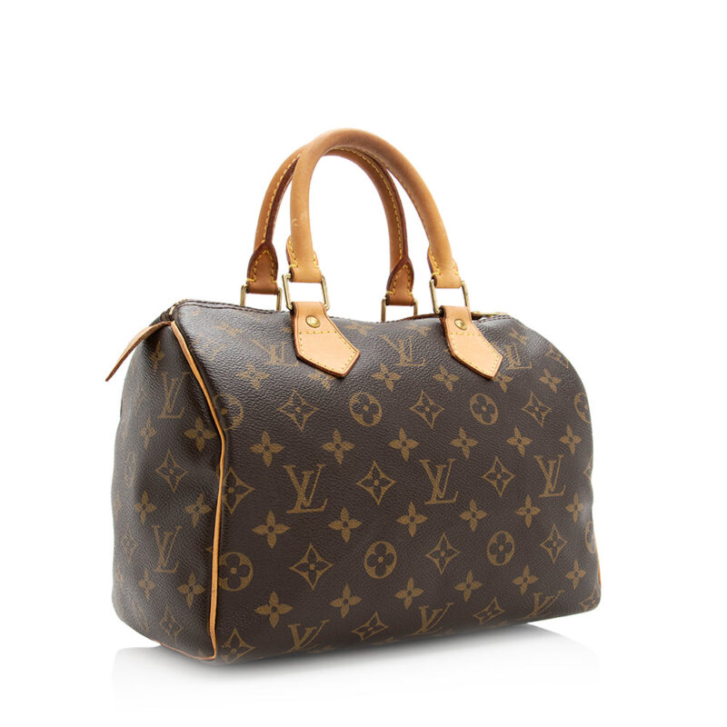 Louis Vuitton Monogram Canvas Speedy 25 Satchel (SHF-20295) AWE