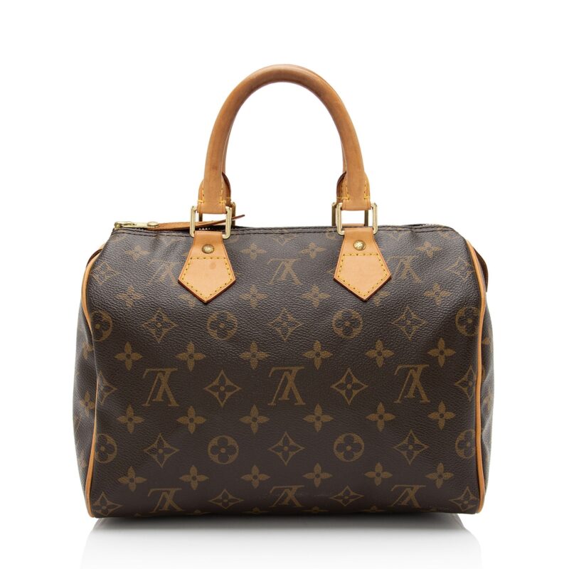 Louis Vuitton Monogram Canvas Speedy 25 Satchel (SHF-gBtHE6) AWE - Image 2