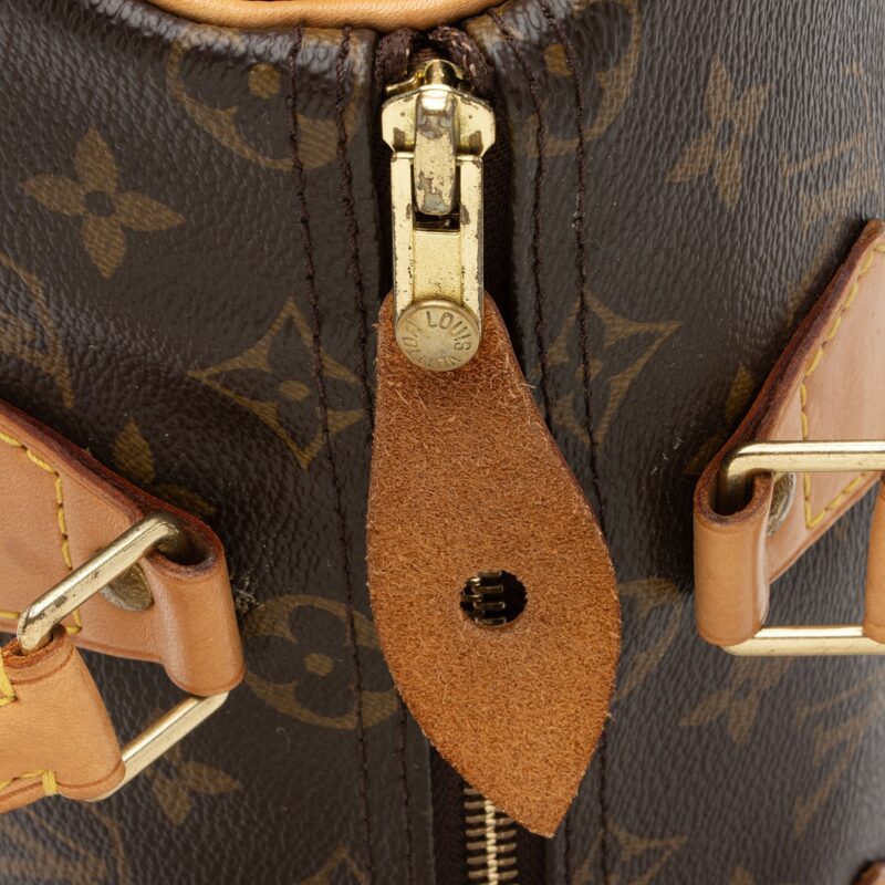 Louis Vuitton Monogram Canvas Speedy 25 Satchel (SHF-gBtHE6) AWE - Image 8