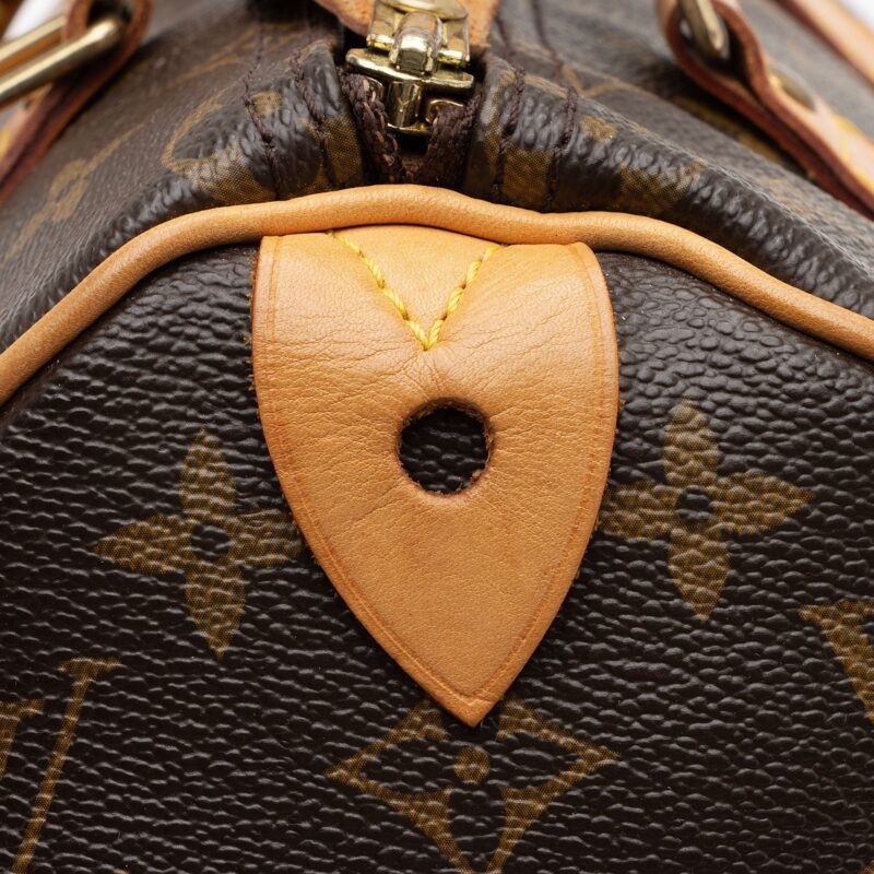 Louis Vuitton Monogram Canvas Speedy 25 Satchel (SHF-gBtHE6) AWE - Image 18
