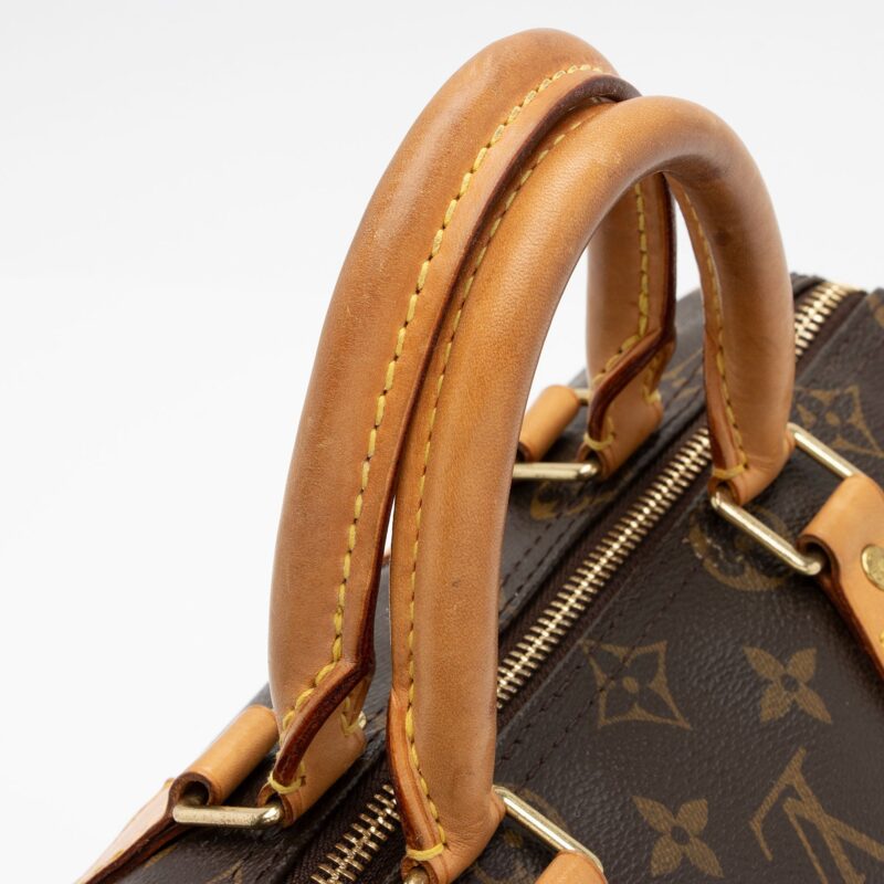 Louis Vuitton Monogram Canvas Speedy 25 Satchel (SHF-gBtHE6) AWE - Image 16