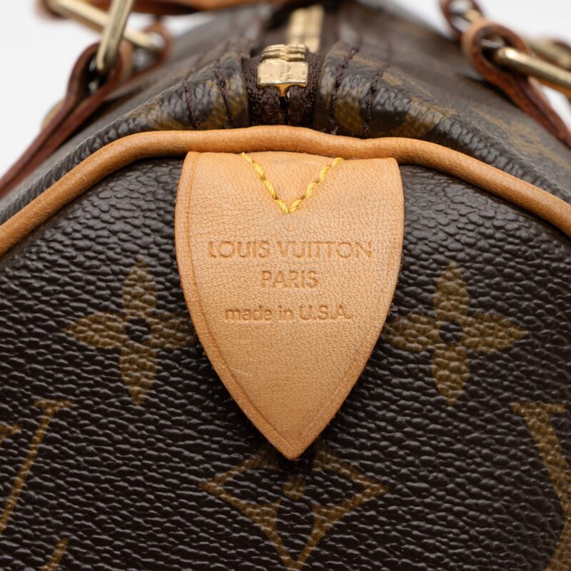 Louis Vuitton Monogram Canvas Speedy 25 Satchel (SHF-gBtHE6) AWE - Image 7