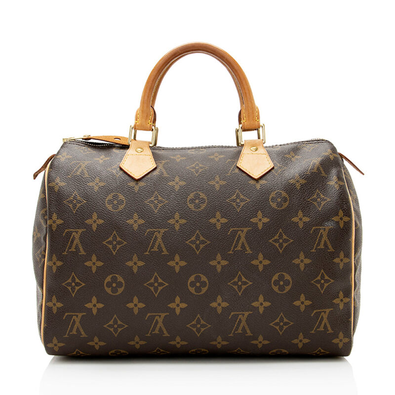 Louis Vuitton Monogram Canvas Speedy 30 Satchel (SHF-20854) AWE - Image 2