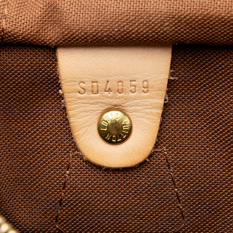 Louis Vuitton Monogram Canvas Speedy 30 Satchel (SHF-20854) AWE - Image 5