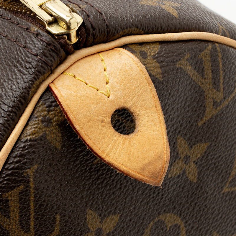 Louis Vuitton Monogram Canvas Speedy 30 Satchel (SHF-20854) AWE - Image 10