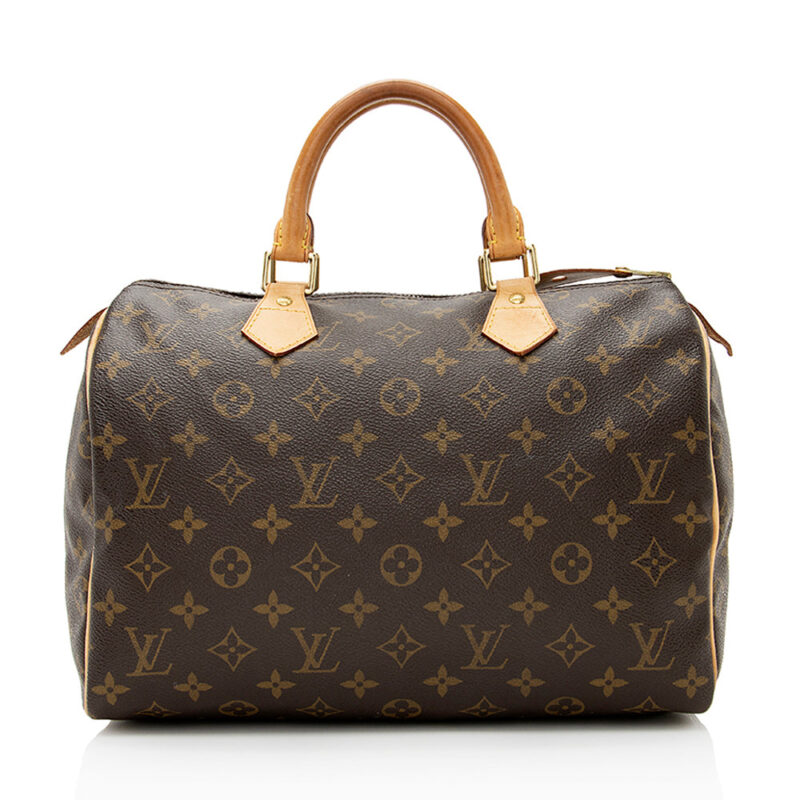 Louis Vuitton Monogram Canvas Speedy 30 Satchel (SHF-20854) AWE - Image 17