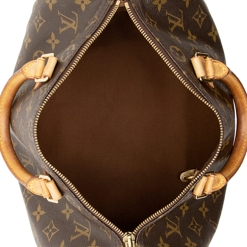 Louis Vuitton Monogram Canvas Speedy 30 Satchel (SHF-20854) AWE - Image 6
