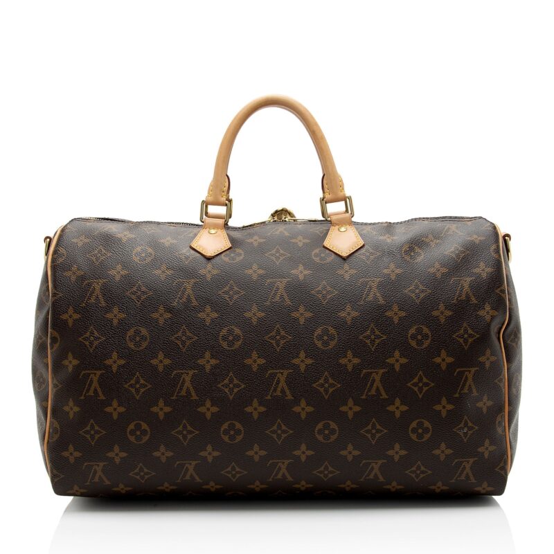 Louis Vuitton Monogram Canvas Speedy Bandouliere 40 Satchel (SHF-sorosO) AWE - Image 2