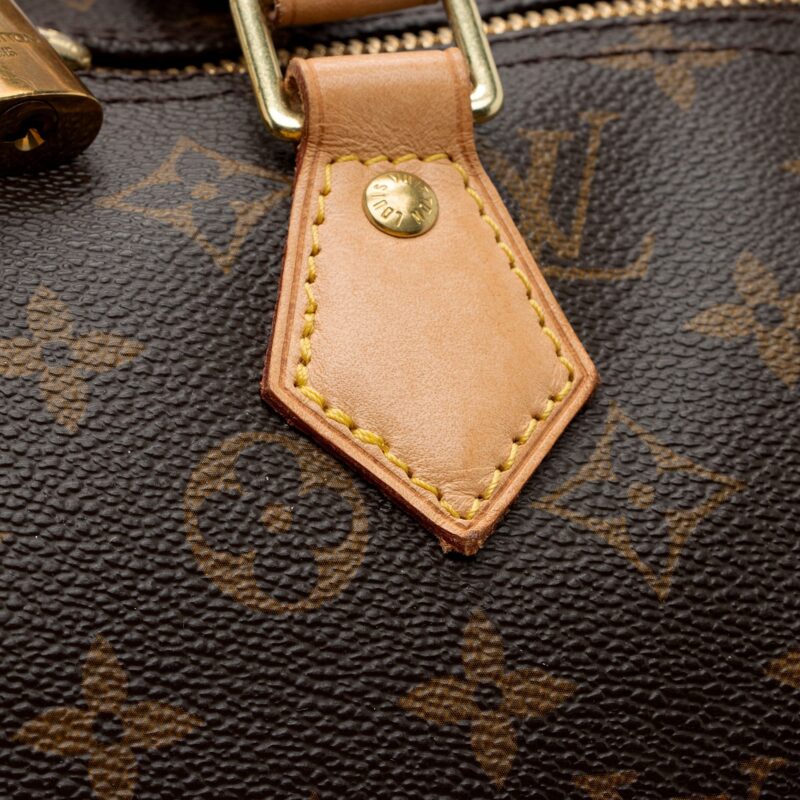 Louis Vuitton Monogram Canvas Speedy Bandouliere 40 Satchel (SHF-sorosO) AWE - Image 13
