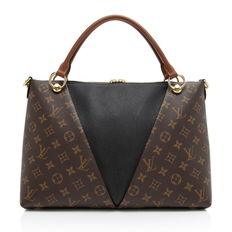 Louis Vuitton Monogram Canvas V Tote MM (SHF-xfJRm0) AWE - Image 2