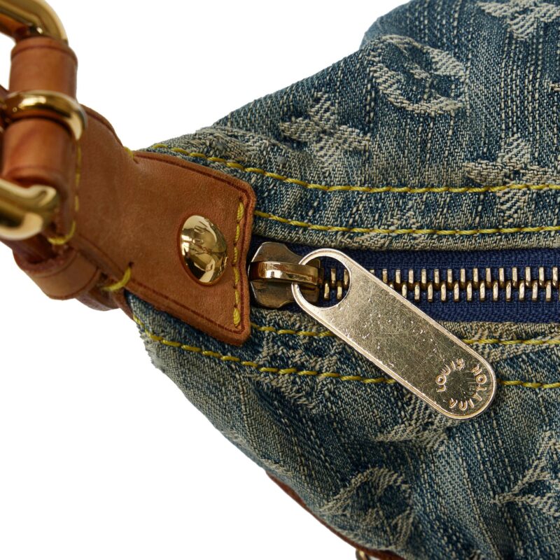 Louis Vuitton Monogram Denim Baggy PM (SHG-nVFqlb) AWE - Image 10