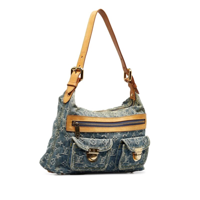 Louis Vuitton Monogram Denim Baggy PM (SHG-nVFqlb) AWE