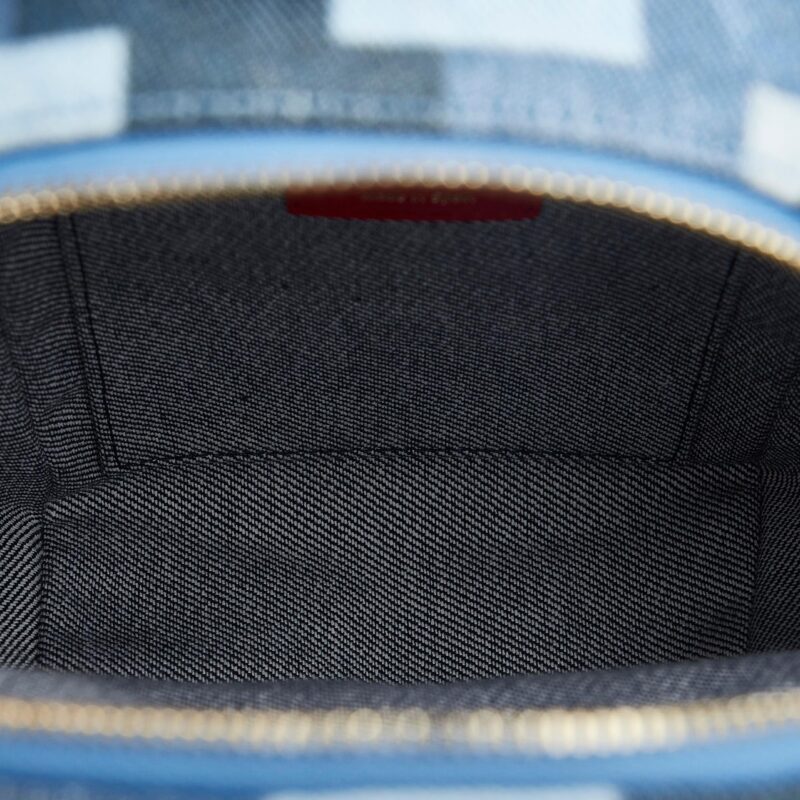 Louis Vuitton Monogram Denim Patchwork  Palm Springs Mini (SHG-EoD27m) AWE - Image 5