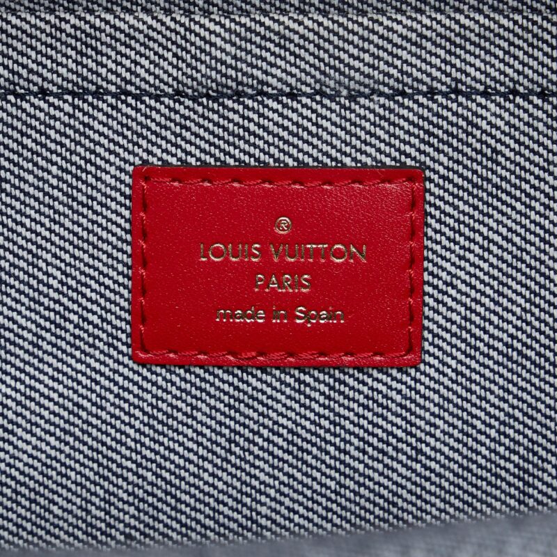 Louis Vuitton Monogram Denim Patchwork  Palm Springs Mini (SHG-EoD27m) AWE - Image 6