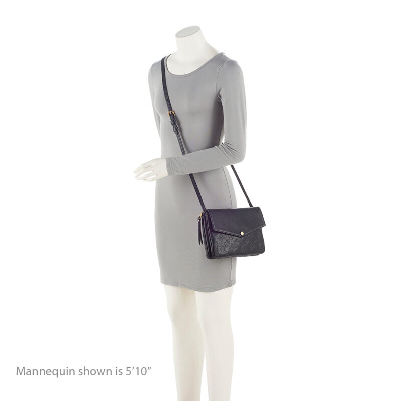 Louis Vuitton Monogram Empreinte Twinset Shoulder Bag (SHF-21462) AWE - Image 4