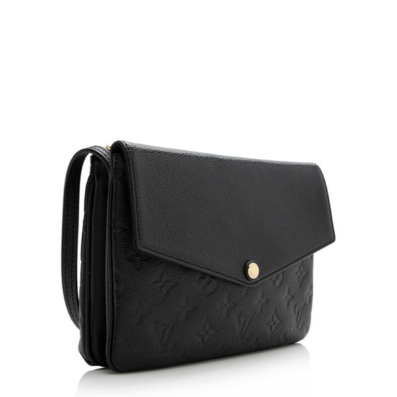 Louis Vuitton Monogram Empreinte Twinset Shoulder Bag (SHF-21462) AWE