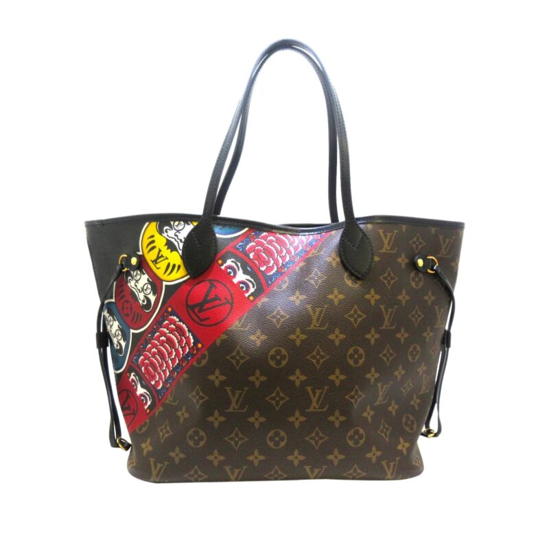 Louis Vuitton Monogram Kabuki Neverfull MM (SHG-34813) AWE - Image 14