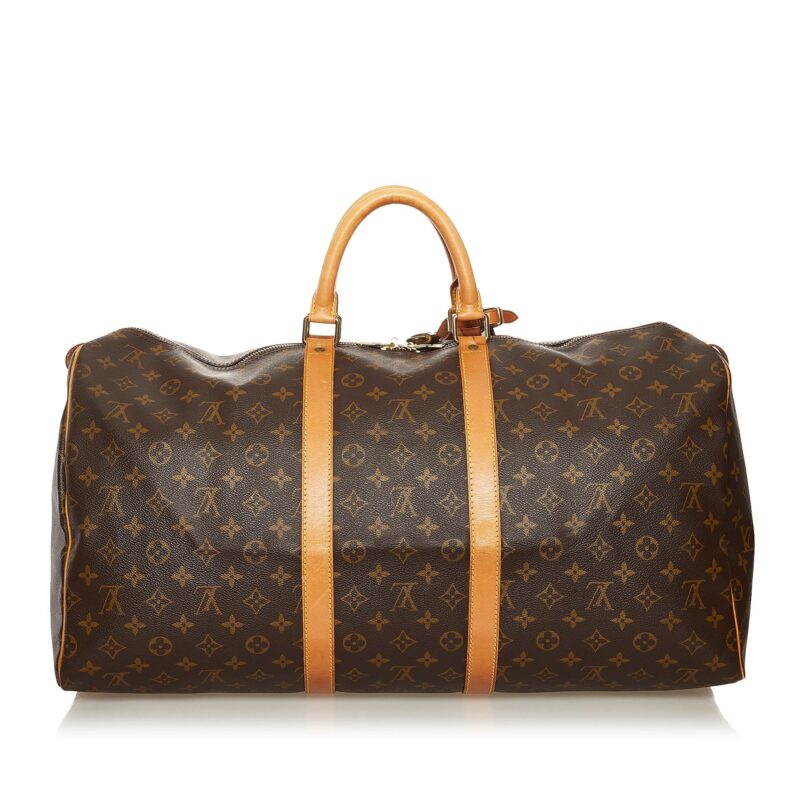 Louis Vuitton Monogram Keepall 55 (SHG-34883) AWE - Image 2