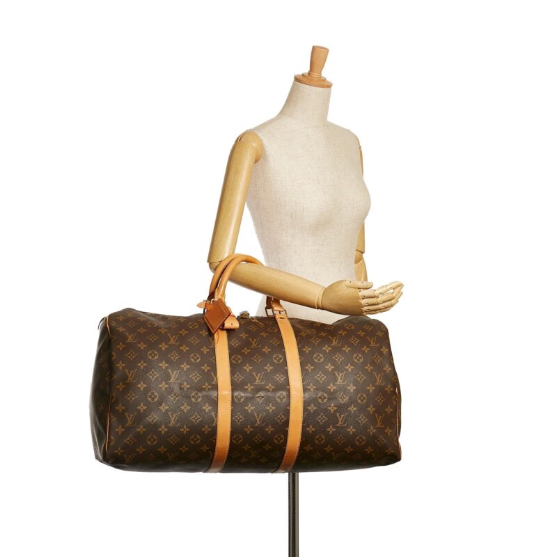Louis Vuitton Monogram Keepall 55 (SHG-34883) AWE - Image 4