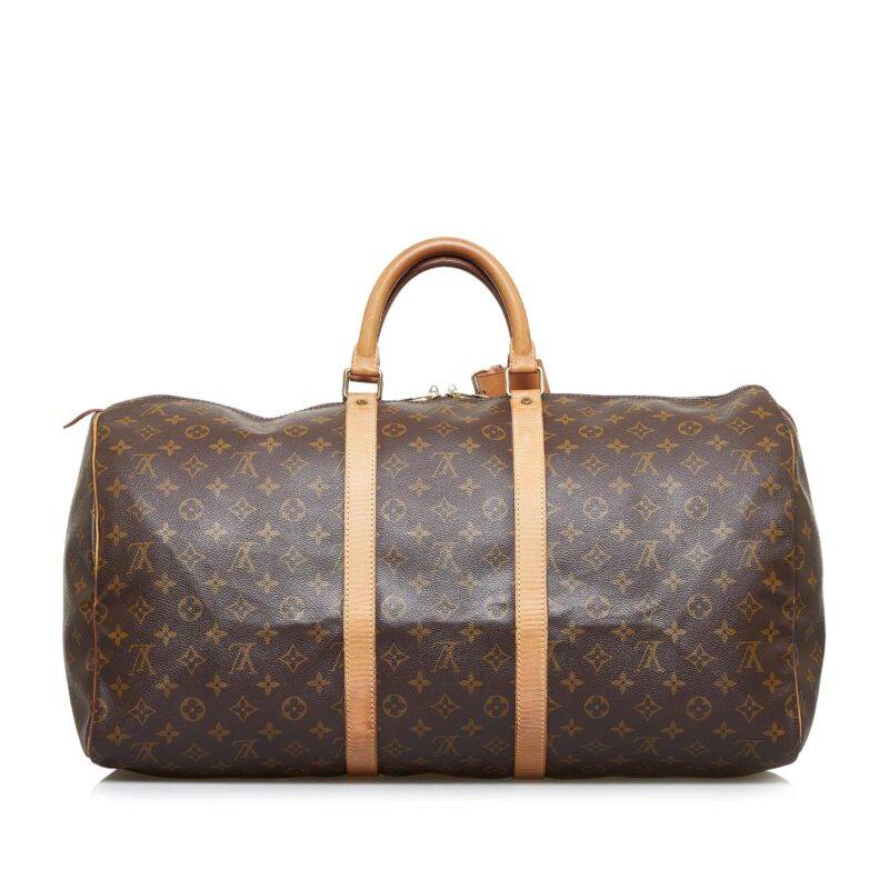 Louis Vuitton Monogram Keepall 55 (SHG-dHesyU) AWE - Image 2