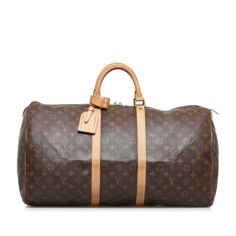 Louis Vuitton Monogram Keepall 55 (SHG-dHesyU) AWE - Image 14