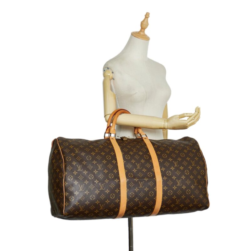 Louis Vuitton Monogram Keepall 60 (SHG-XS3S1z) AWE - Image 4